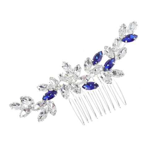 Healvian Eleganter Haarkamm mit Strahlenden Saphirblauen Kristallen Sicherer und Vielseitig Tragbar Brautschmuck Seitennadel für Hochzeit Brautjungfern und Festliche Anlässe Healvian Eleganter Haarkamm mit Strahlenden Saphirblauen Kristallen Sicherer und Vielseitig Tragbar Brautschmuck Seitennadel für Hochzeit Brautjungfern und Festliche Anlässe von Healvian