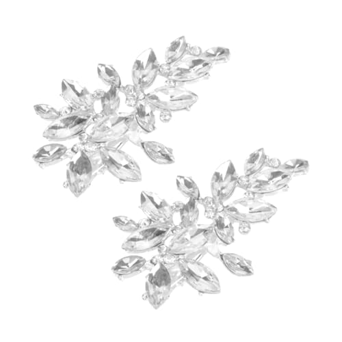 Healvian 2stücke Elegante Haarklammern Blattform Aus Legierung Mit Strass Stilvolle Haarschmuck Für Bräute Und Hochzeiten Perfekter Haarclip Für Frauen Und Mädchen Healvian 2stücke Elegante Haarklammern Blattform Aus Legierung Mit Strass Stilvolle Haarschmuck Für Bräute Und Hochzeiten Perfekter Haarclip Für Frauen Und Mädchen von Healvian