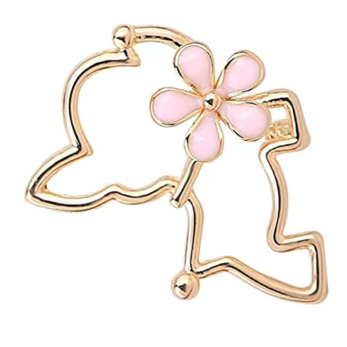 Healvian Eleganter Katzen Anstecker Hochwertige Metall Brosche für Damen Hollow out Design für Anzüge Schals Taschen Stilvolles Modeaccessoire von Healvian