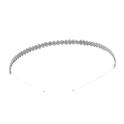 Healvian Eleganter Strass Haarreif Silber Damen Haarschmuck Hochzeit Braut Party Glänzendes Accessoire mit Funkelnden Kristallen für Festlichen Look und Geschenkidee Healvian Eleganter Strass Haarreif Silber Damen Haarschmuck Hochzeit Braut Party Glänzendes Accessoire mit Funkelnden Kristallen für Festlichen Look und Geschenkidee von Healvian