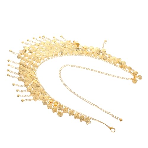 Healvian Münzgürtel Für Damen Mit Münzanhängern Bauchtanzgürtel Aus Langlebigen Materialien Taillengürtel Mit Quasten Für Verschiedene Bauchkettenschmuck Für Frauen Verstellbarer von Healvian