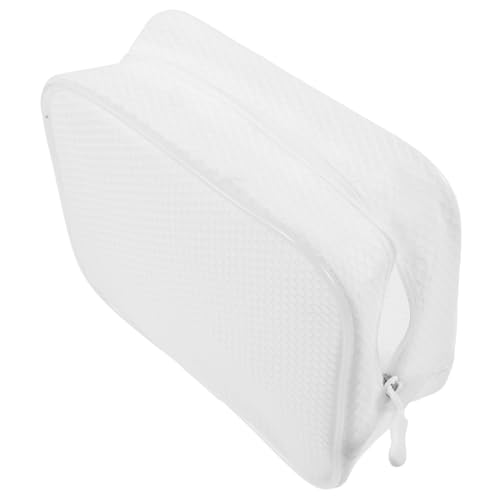 Healvian Eva Kosmetiktasche Unisex Kulturbeutel mit Reißverschluss Reise Toilettenbeutel für Damen und Herren Weiß Reise Make Up Organizer von Healvian