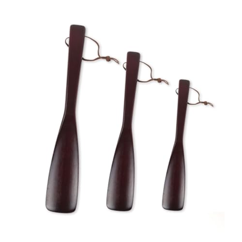 Healvian Extra Langer Holz Schuhlöffel mit Robustem Design Leichter Schuhlöffel für Herren Damen Senioren Ergonomisch für Zuhause Büro und Reise Aufhängen von Healvian