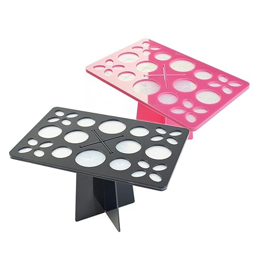 Healvian Faltbarer Pinselhalter Für Make-up-pinsel Lufttrocknendes Kosmetikregal Trockenhalter Für Pinsel Organizer Für Make-up-borsten Tragbar Und Platzsparend von Healvian