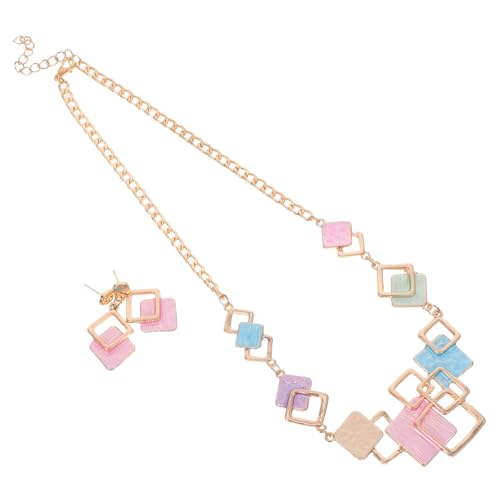 Healvian Farbige Perlenkette und Ohrringe Bunte Statement-schmuckset für Damen und Mädchen Leichtes Kreatives Schmuckset für Alltag Party und Festliche Anlässe Healvian Farbige Perlenkette und Ohrringe Bunte Statement-schmuckset für Damen und Mädchen Leichtes Kreatives Schmuckset für Alltag Party und Festliche Anlässe von Healvian
