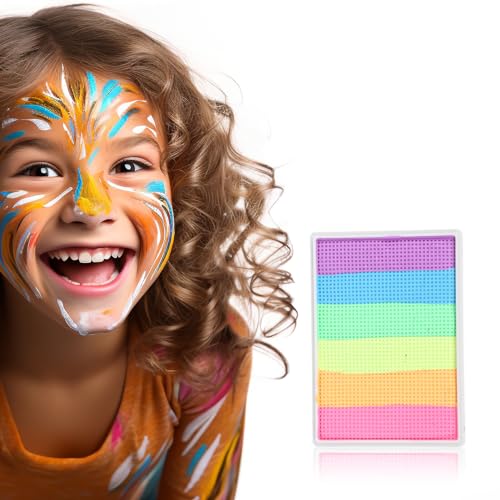 Healvian Farbpaste Geister-Set Halloween Gesichtsfarbe Make-Up Körper Waschbar Für Kinder Professionelle Wasserparty Erwachsene Gesichtsschmuck Farbe Pigmentpulver von Healvian
