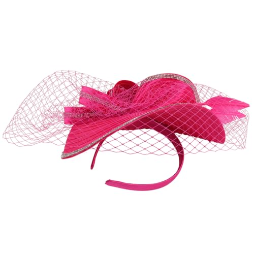 Healvian Fascinator Stirnband Für Damen Vintage Hochzeitsfrisurenaccessoire Mit Und Schönheit Für Teeparty Cocktailparty Und Modenschauen von Healvian