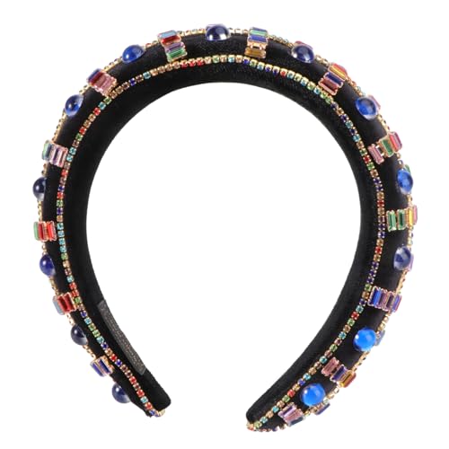 Healvian Fashion Haarreif Retro Barock Court Stil mit Luxuriösem Blauen Strassbesatz Modisches Haarschmuck accessoire für Damen Geeignet als Geschenk für Partys Yoga und Alltag Healvian Fashion Haarreif Retro Barock Court Stil mit Luxuriösem Blauen Strassbesatz Modisches Haarschmuck accessoire für Damen Geeignet als Geschenk für Partys Yoga und Alltag von Healvian
