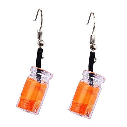 Healvian Fashion Ohrringe Damen Kreative Frucht Ohrhänger Orange Modisch Langlebig Vielseitig Party Alltag Schmuck Geschenk von Healvian