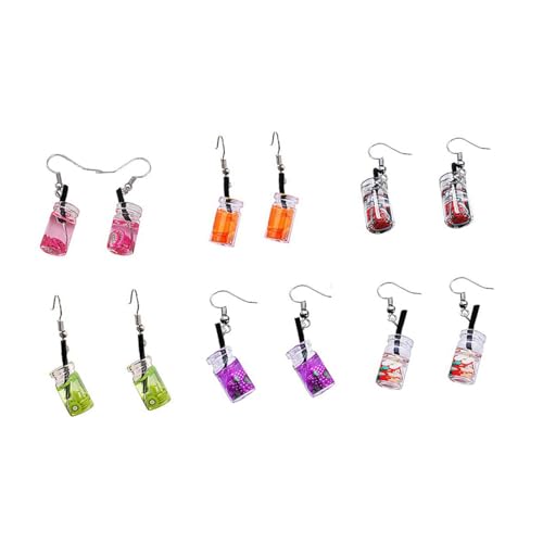 Healvian Fashionable Kreative Frucht Tropfen Ohrringe für Damen Mädchen Lustige Bunte Ohrhänger Langlebiger Ohrschmuck für Party Alltag Kreative Geschenkidee von Healvian