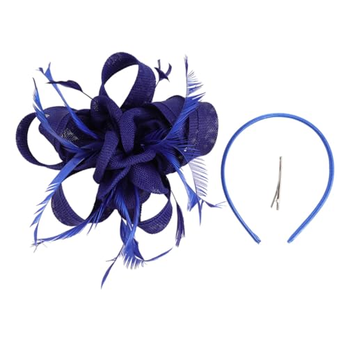 Healvian Fascinator Hut Für Damen Hochwertigem Mesh Mit Retro-design Für Teepartys Und Festliche Anlässe Haarschmuck-accessoire Königlichem von Healvian