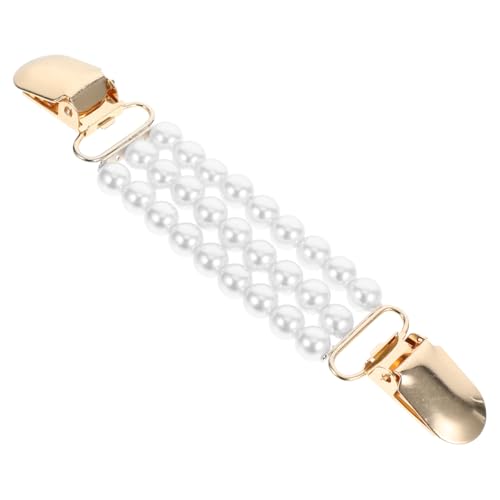 Healvian Faux Perlen Pullover Clip für Damen Eleganter Schal Clip für Strickjacken Kleider Shirts Stilvolles Vintage Design für Formelle Anlässe und Alltag von Healvian