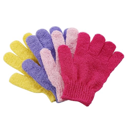 Healvian Five Fingers Badehandschuhe Körper-duschbürstenhandschuhe Peeling-handschuhe Für Männer Und Frauen Weiches Fasermaterial Healvian Five Fingers Badehandschuhe Körper-duschbürstenhandschuhe Peeling-handschuhe Für Männer Und Frauen Weiches Fasermaterial von Healvian