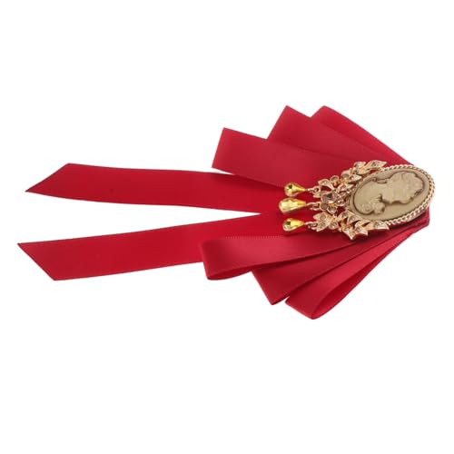 Healvian Schleifenbrosche Vorgebundene Krawattenbrosche Vintage-schleifen-anstecknadel Kleidungsaccessoire Für Damen Große Brosche Mit Nadeldesign Geeignet Für Kleider Anzüge Und Hüte von Healvian