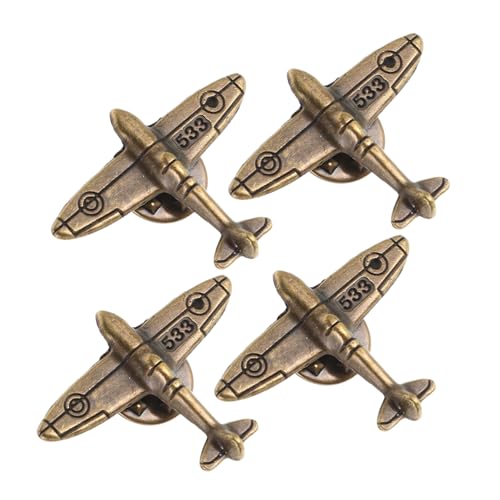 Healvian Flugzeug Schmuck 4 Stück Flugzeug Reversbrosche Flugflugzeug Krawattennadeln Pullover Schals Hüte Mäntel Anzüge Accessoires Broschen Geburtstagsschmuck Dunkelbraun Healvian Flugzeug Schmuck 4 Stück Flugzeug Reversbrosche Flugflugzeug Krawattennadeln Pullover Schals Hüte Mäntel Anzüge Accessoires Broschen Geburtstagsschmuck Dunkelbraun von Healvian