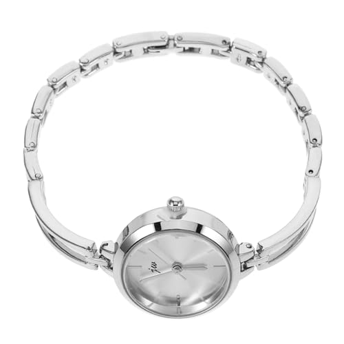 Healvian Analog Quarzuhr Für Damen Modische Armbanduhr Mit Legierungszifferblatt Feine Markierung Silbernes Weißes Design Langlebiges Und Robustes Zeitmessgerät Healvian Analog Quarzuhr Für Damen Modische Armbanduhr Mit Legierungszifferblatt Feine Markierung Silbernes Weißes Design Langlebiges Und Robustes Zeitmessgerät von Healvian