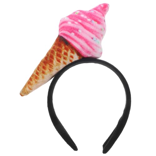 Healvian Frauen-Stirnbänder Niedliche Haare Teenager-Mädchen Kopfschmuck Eiscreme-Stirnband Gesichtswasch-Stirnband Niedliche Haar-Accessoires von Healvian