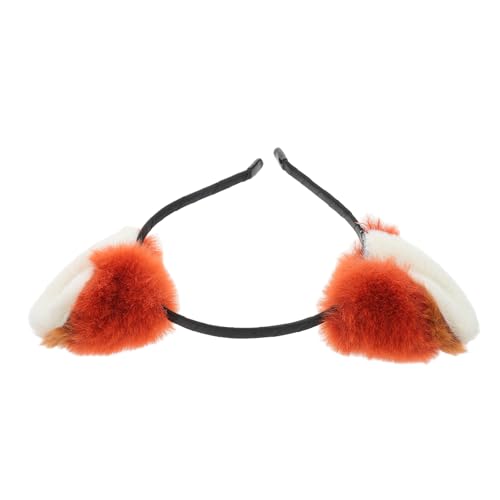 Healvian Flauschiges Fuchsohren-stirnband Für Cosplay Und Kostüme Verstellbares Tierohren-accessoire Für Halloween Und Weihnachten Geeignet Für Erwachsene von Healvian