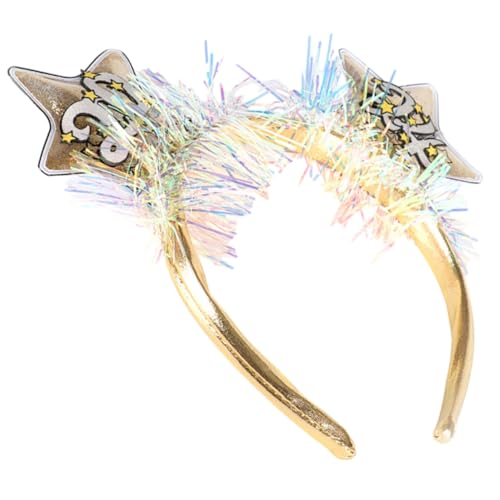 Healvian Fünfzackiger Stern Haarband Für Neujahrsparty Glitzernde Kopfdekoration Für Festliche Anlässe Vielseitig Einsetzbar Für Geburtstagsfeiern Und Hochzeiten von Healvian