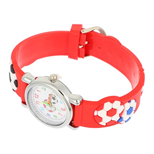 Healvian Fußball Kinderuhr Mit Cartoon-Motiv Sportuhr Für Jungen Und Mädchen Leichtes Und Verstellbares Armband Zum Lernen Der Uhrzeit Healvian Fußball Kinderuhr Mit Cartoon-Motiv Sportuhr Für Jungen Und Mädchen Leichtes Und Verstellbares Armband Zum Lernen Der Uhrzeit von Healvian