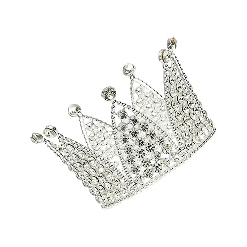 Healvian Geburtstagstorte Toer Runde Kuchenkrone Geburtstagstorte Dekoration Haarschmuck Mädchen Kopfschmuck Silber Healvian Geburtstagstorte Toer Runde Kuchenkrone Geburtstagstorte Dekoration Haarschmuck Mädchen Kopfschmuck Silber von Healvian
