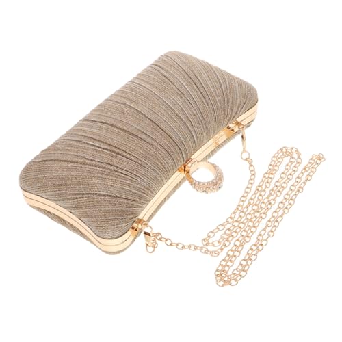 Healvian Gefaltete Clutch Abendtasche Glitzer Handtasche für Damen Vielseitige Party Tasche für Lippenstift und Essentials für Hochzeit und Festliche Anlässe von Healvian