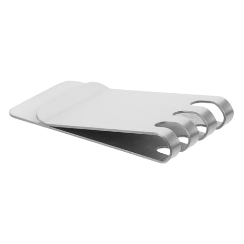 Healvian Edelstahl Geldklammer Minimalistischer Geldclip Für Bargeld Und Karten Langlebig Und Ultra-dünn Für Unterwegs von Healvian