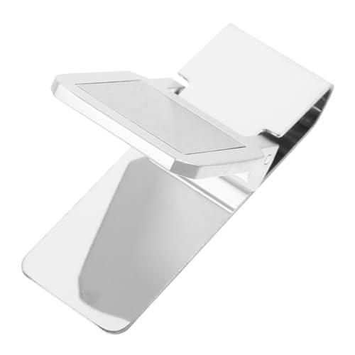 Healvian Geldbörsen Aufbewahrungsclip Faltbarer Geldhalter Praktische Geld Fixierungsklammer Geldschein Schlüssel Damen Business Für Geld Silber von Healvian