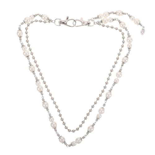 Healvian Geldbörsenkette: Jeanshosenkette Für Herren, Leichter Punk-hosengürtel Mit Details Kunststoffperlen – Modisches Accessoire Für Freizeitausflüge Und Hip-hop-stil von Healvian