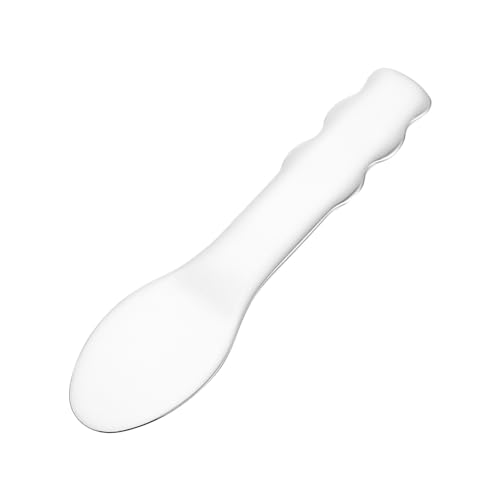 Healvian Gesichtscreme Löffel Zum Mischen Und Auftragen Von Creme Löffel Mit Praktischer Form Für Einfaches Und Gleichmäßiges Auftragen von Healvian