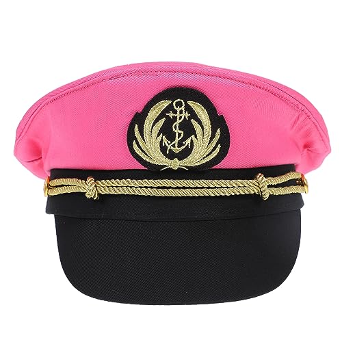 Healvian Matrosen Hut Kapitänsmütze Für Erwachsene Segelmütze Bootshut Für Damen Und Herren Nautisches Partyzubehör Cosplay Hut Yachthut Für Bühnenauftritt Und Fotografie von Healvian