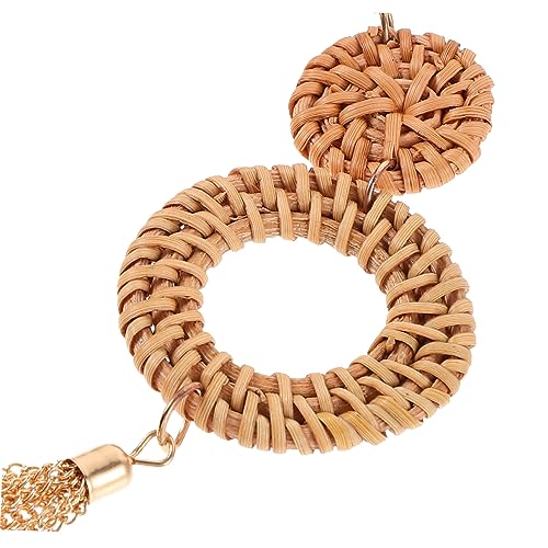 Healvian Gewebte Anhänger Halskette Damen Leicht Pullover Schmuck Modisches Design Einzigartiger Accessoire für Alltag und Party von Healvian