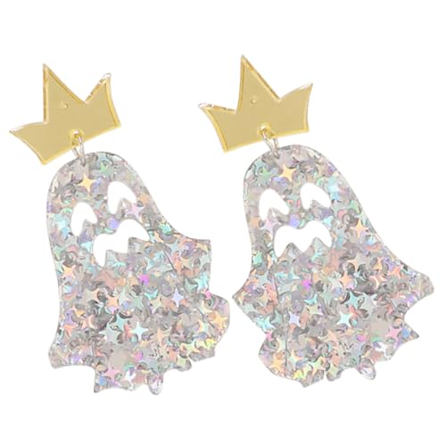 Healvian Ghost Ohrringe Damen Halloween Schmuck Kreative Dangle Ohrhänger Persönliche Geschenkidee für Kostümpartys und Festliche Anlässe von Healvian