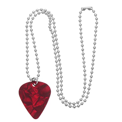 Healvian Gitarren Pick Halskette Langlebiger Gitarrenpick Anhänger Gitarristen Bass Ukulele Spieler Ergonomisches Design für Komfortables Spielerlebnis Healvian Gitarren Pick Halskette Langlebiger Gitarrenpick Anhänger Gitarristen Bass Ukulele Spieler Ergonomisches Design für Komfortables Spielerlebnis von Healvian
