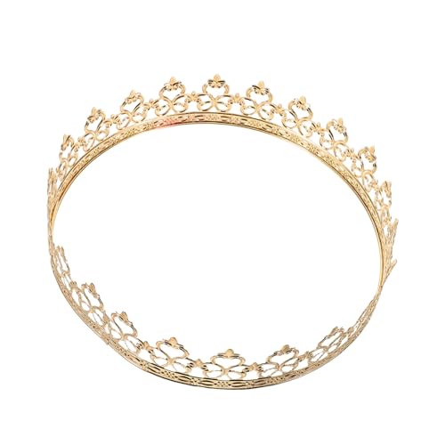 Healvian Goldene Metallkrone Für Männer Cosplay-kopfbedeckung Mittelalterliche Tiara Für Cosplay Königliche Kostümkrone Für Halloween Party-requisiten Haar-accessoires von Healvian