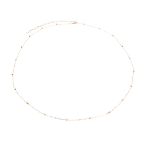 Healvian Goldfarbener Body Chain Taillengürtel Damen Legierung Schmuck Bauchkette Strand Schmuck für Frauen Verstellbar Elegant Festlich von Healvian