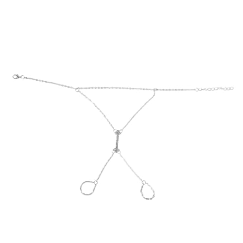 Healvian Gothic Fußkette Silber mit Funkelnden Strasssteinen Modisches Damen Fußkettchen für Strand Party und Alltag Leichtes Bequemes Schmuckaccessoire Perfektes für Frauen Healvian Gothic Fußkette Silber mit Funkelnden Strasssteinen Modisches Damen Fußkettchen für Strand Party und Alltag Leichtes Bequemes Schmuckaccessoire Perfektes für Frauen von Healvian