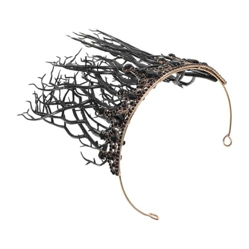 Healvian Gothic Haarreif Mit Barockdesign Für Halloween Damenkrone Mit Korallenästen Perfektes Accessoire Für Kostüme Und Festliche Anlässe von Healvian