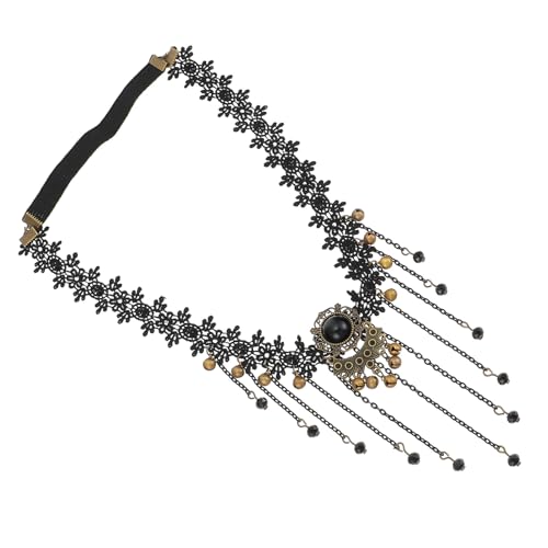 Healvian Gothic Lace Haarband Für Halloween Elastische Krone Spitze Perfektes Haarschmuck-accessoire Für Kostümpartys Maskenbälle Und Themenveranstaltungen von Healvian