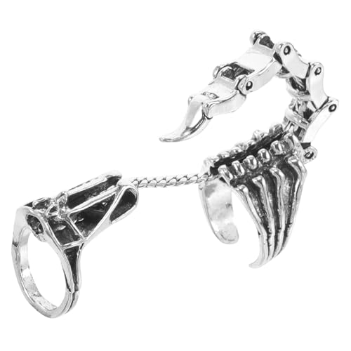 Healvian Gothic Vintage Skorpionring für Verstellbarer Offener Finger Einzigartiges Cosplay für Partys Besondere Anlässe Healvian Gothic Vintage Skorpionring für Verstellbarer Offener Finger Einzigartiges Cosplay für Partys Besondere Anlässe von Healvian