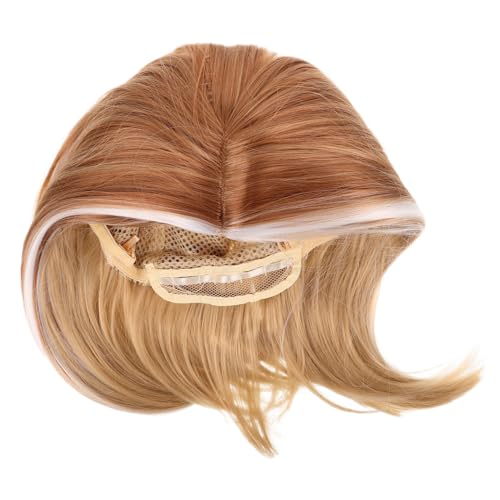 Healvian Gradient Helle Bob Wig Kurz Gerade Synthetische Lace Front Perücke Scheitel Für Weiße Frauen Leicht Atmungsaktiv Für Halloween Kostüm Party Alltag von Healvian