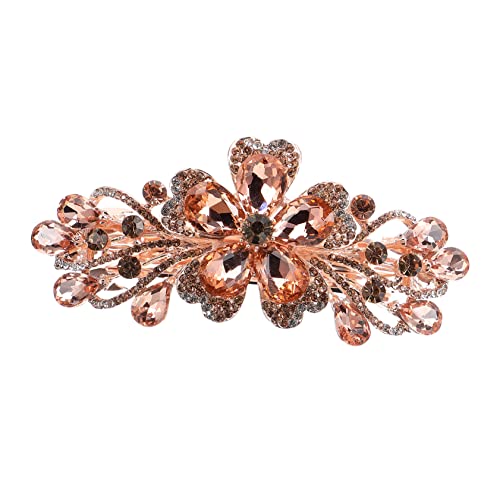 Healvian Blumen-haarclip Für Frauen Mit Strass Große Haarspange Elegantes Haarschmuck-accessoire Für Besondere Anlässe Geeignet Für Hochzeiten Partys Und Alltag von Healvian
