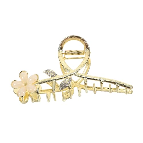 Healvian Große Haarklammer für Dickes Haar Stabile Eleganter Blumen haarclip Fester Griff Vielseitiger Damen haarschmuck für Alltag und Besondere Anlässe von Healvian