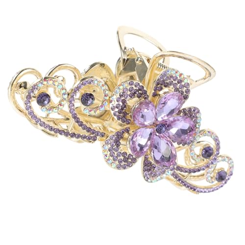 Healvian Große Haarklammer mit Strass Doppelseitiges Blumen Design Eleganter Haarschmuck für Damen Rutschfeste aus Langlebigem für Festliche Anlässe und Alltagslooks Healvian Große Haarklammer mit Strass Doppelseitiges Blumen Design Eleganter Haarschmuck für Damen Rutschfeste aus Langlebigem für Festliche Anlässe und Alltagslooks von Healvian