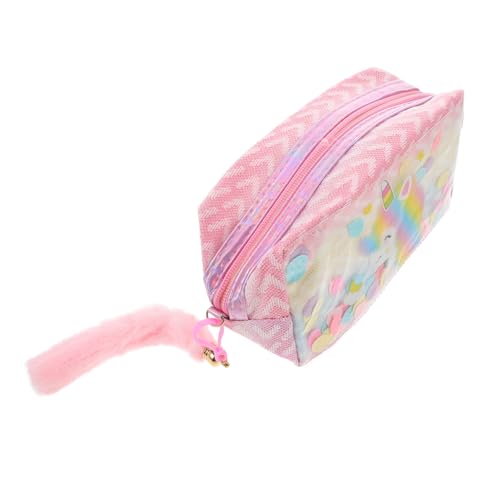 Healvian Große Kapazität Makeup Tasche Einhorn Farbverlauf Tragbare Kulturtasche für Reisen Outdoor und Alltagsbedarf Multifunktionale Kosmetiktasche für und Mädchen von Healvian