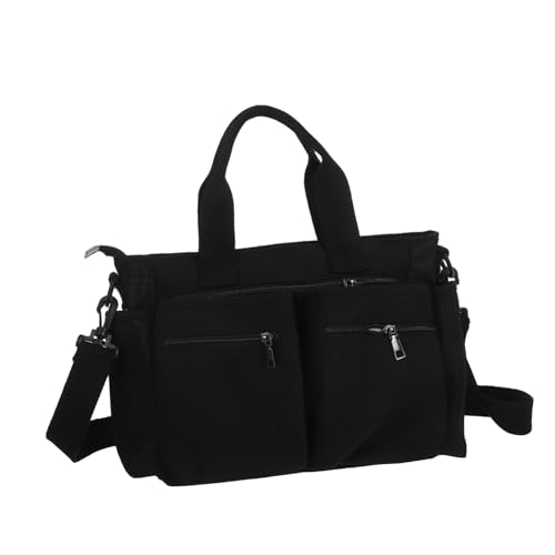 Healvian Große Kapazität Nylon Tote Bag Damen Leichte Stabile Handtasche mit Vielseitigen Taschen Modische Crossbody Umhängetasche für Arbeit Reisen und Alltag von Healvian