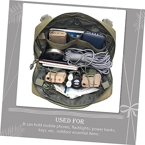 Healvian Große Kapazität Verstellbarer Brustbeutel Herren Multifunktionale Camping Umhängetasche Robust für Wandern Reisen Outdoor von Healvian