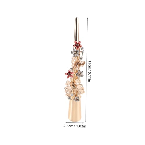 Healvian Große Metall Haarspange mit Blumenmotiv Langlebig Lackiert Sicherer Halt für Dickes und Langes Haar Eleganter Haarschmuck für Frauen Geeignet für Hochzeiten Events und Alltag von Healvian