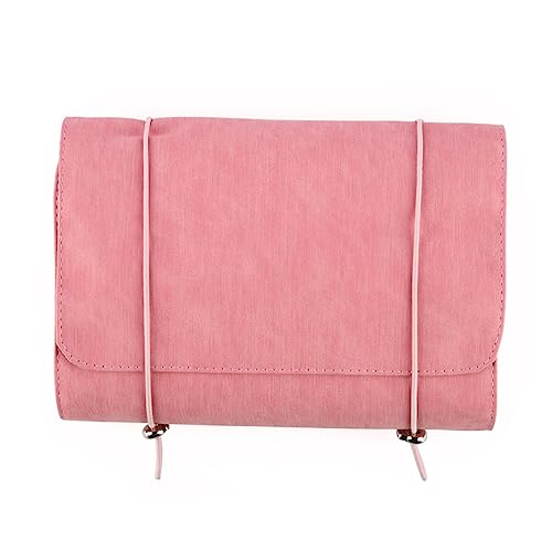 Healvian Kulturtasche Für Damen Große Kosmetiktasche Tragbarer Kulturbeutel Wasserabweisend Rosa Mit Robustem Reißverschluss Für Reisen Und Toilettenartikel Organisation von Healvian