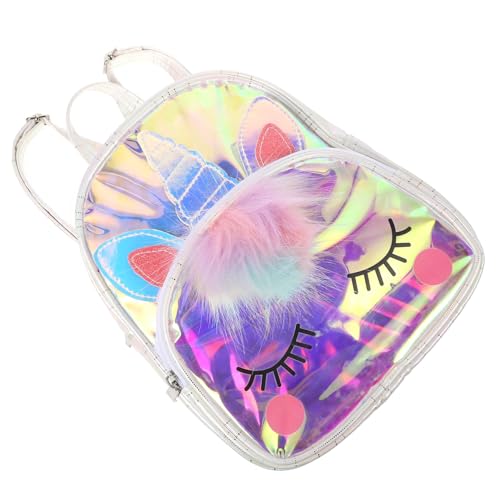 Healvian Großer Einhorn Schulrucksack Für Mädchen Verstellbarer Rucksack Mit Viel Stauraum Und Funktionalen Fächern Perfekter Mädchen Ranzen Für Schule Und Freizeit TPU Transparent in von Healvian